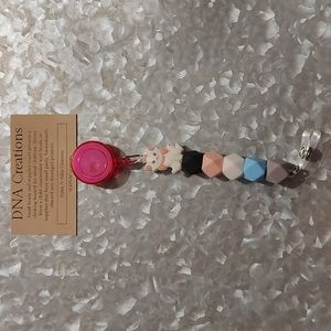 Silicone bead ID badge- Marie